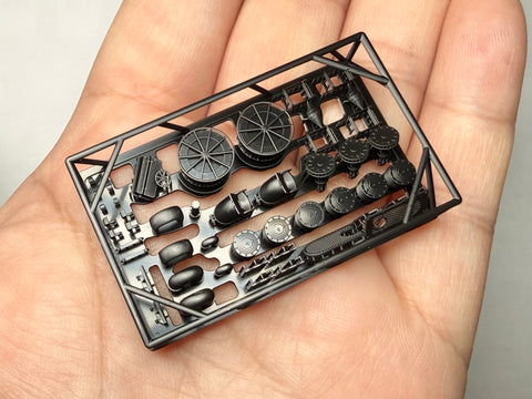 MUYIモデル G200085 1/200 ドイツ海軍 戦艦ビスマルク 甲板用アクセサリー F（超精密3Dプリントキット・43パーツ）
