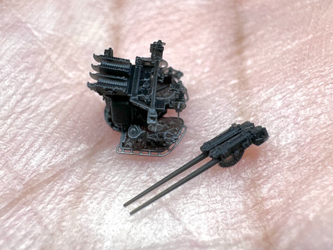 MUYIモデル G350006 1/350 ドイツ海軍 37mm SK C/30 砲 超精密3Dプリントキット（8門入り）