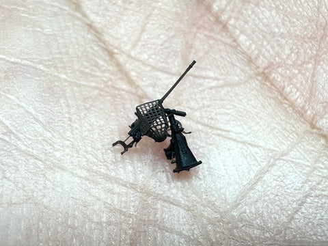 MUYIモデル G350009 1/350 ドイツ海軍 20mm C/30機関砲（射撃状態） 超精密3Dプリントキット 8個入り