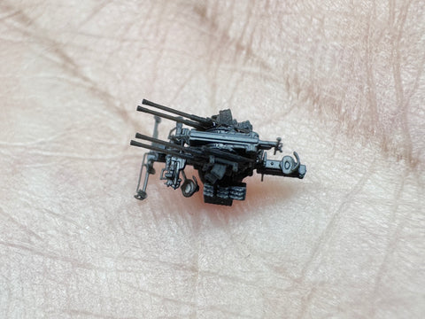MUYIモデル G350013 1/350 ドイツ海軍 20mm C/38 (1941) 機関砲 超精密3Dプリントキット（6門入り）