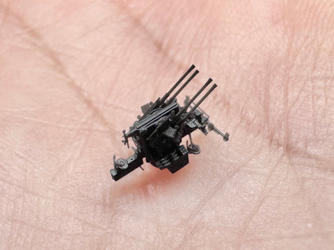 MUYIモデル G350013 1/350 ドイツ海軍 20mm C/38 (1941) 機関砲 超精密3Dプリントキット（6門入り）