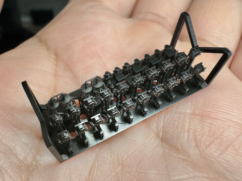 MUYIモデル G350021 1/350 ドイツ海軍 信号灯セット（超精密3Dプリントキット・46パーツ）