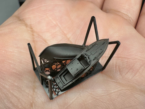 MUYIモデル G350034 1/350 ドイツ海軍 ピナース（A型） 超精密3Dプリントキット 2隻入り