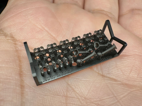 MUYIモデル G350038 1/350 ドイツ海軍 ラウドスピーカー 超精密3Dプリントキット（34パーツ）