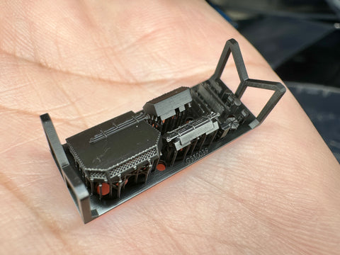MUYIモデル G350039 1/350 トランペッター用 ドイツ海軍 前部甲板通風筒（スーパーディテール 3Dプリントキット・1個入り）