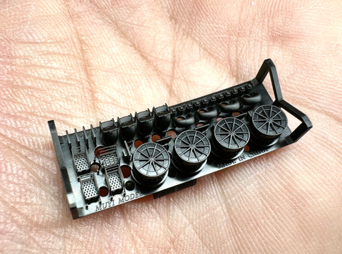 MUYIモデル G350041 1/350 トランペッター用 ドイツ海軍 甲板用アクセサリーA（超精密3Dプリントキット・35パーツ）