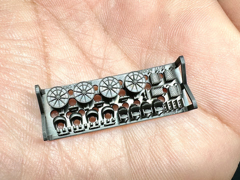MUYIモデル G350041 1/350 トランペッター用 ドイツ海軍 甲板用アクセサリーA（超精密3Dプリントキット・35パーツ）