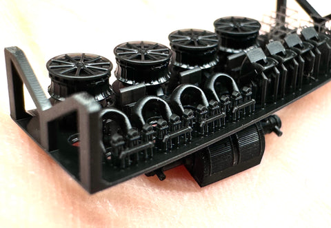 MUYIモデル G350041 1/350 トランペッター用 ドイツ海軍 甲板用アクセサリーA（超精密3Dプリントキット・35パーツ）