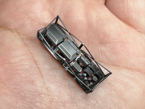 MUYIモデル G350042 1/350 トランペッター用 ドイツ海軍 後部甲板通風口（ベンチレーター） 超精密3Dプリントキット 1個入り