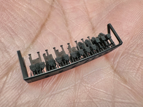 MUYIモデル G350047 1/350 ドイツ海軍 艦橋プラットフォーム用計器類 超精密3Dプリントキット（41パーツ）
