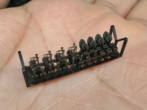 MUYIモデル G350047 1/350 ドイツ海軍 艦橋プラットフォーム用計器類 超精密3Dプリントキット（41パーツ）