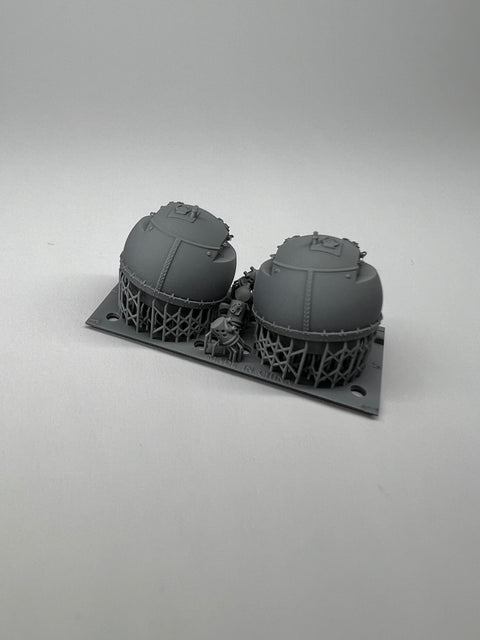 MUYIモデル G350048 1/350 トランペッター用 ドイツ海軍 SL 8 4m測距儀（超精密3Dプリントキット・2個入り）