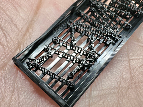 MUYIモデル G350049 1/350 ドイツ海軍 アンカーストッパー 超精密3Dプリントキット（8個入り）