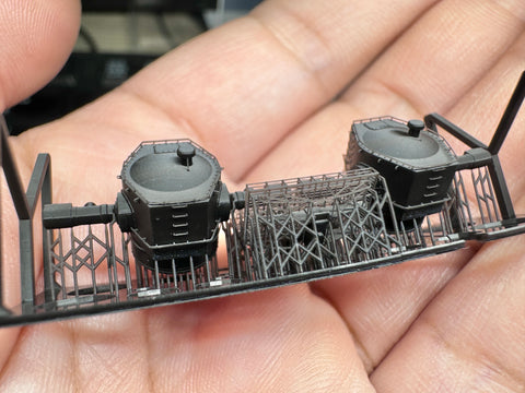 MUYIモデル G350051 1/350 ドイツ海軍 7メートル測距儀 超精密3Dプリントキット（2個入り）