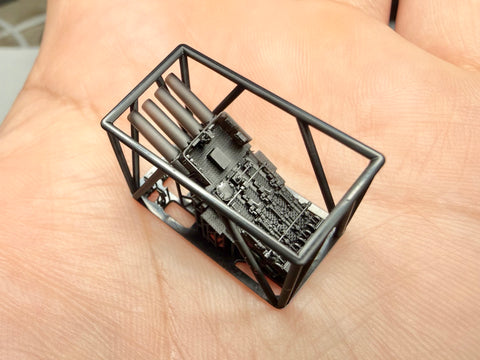 MUYIモデル G350064 1/350 ドイツ海軍 4連装魚雷発射管（分離型） 超精密3Dプリントキット 2個入り