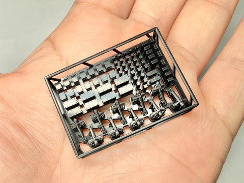 MUYIモデル G350087 1/350 ドイツ海軍 ビスマルク用 パラベーン／ロッカーセット（H） 超精密3Dプリントキット（74パーツ）