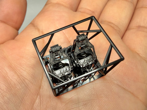 MUYIモデル G350092 1/350 ドイツ海軍 戦艦ビスマルク用 計器・クレーンセット（Mサイズ） 超精密3Dプリントキット（12パーツ入り）