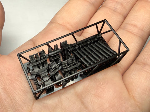 MUYIモデル G350105 1/350 トランペッター用 ドイツ海軍戦艦ビスマルク 装備品セットZ（超精密3Dプリントキット・56パーツ）