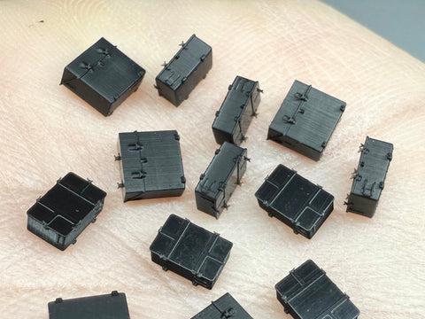 MUYIモデル R200014 1/200 日本海軍 九六式25mm機銃用弾薬箱（超精密3Dプリントキット・30個入り）