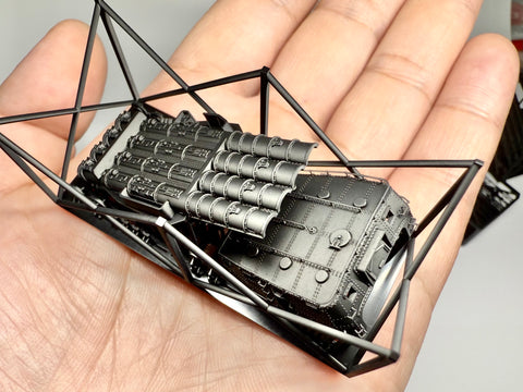 MUYIモデル R200093 1/200 日本海軍 九二式二型 四連装魚雷発射管 超精密3Dプリントキット（2基入り）