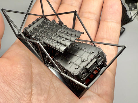 MUYIモデル R200093 1/200 日本海軍 九二式二型 四連装魚雷発射管 超精密3Dプリントキット（2基入り）