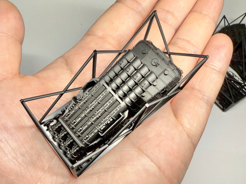 MUYIモデル R200093 1/200 日本海軍 九二式二型 四連装魚雷発射管 超精密3Dプリントキット（2基入り）