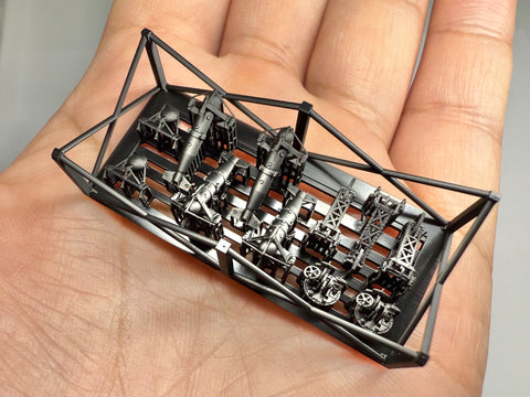 MUYIモデル R200109 1/200 日本海軍 駆逐艦用パラベーン 超精密3Dプリントキット（11個入り）