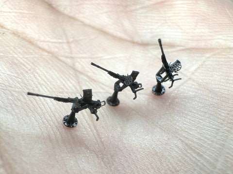 MUYIモデル R350001 1/350 日本海軍 九六式25mm機銃 超精密3Dプリントキット（14挺入り）