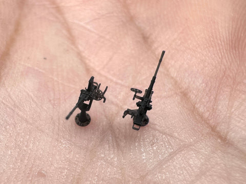 MUYIモデル R350002 1/350 日本海軍 九六式25mm機銃（射撃状態） 超精密3Dプリントキット（14挺入り）