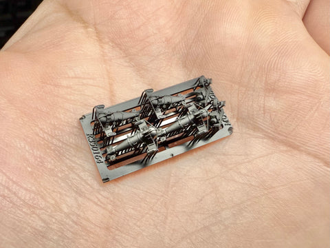 MUYIモデル R350164 1/350 日本海軍パラベーン&ウインチ(大和/武蔵) 超精細3Dプリントキット 6PCS