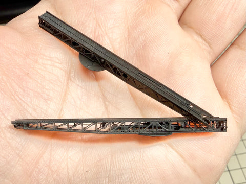 MUYIモデル R350183 1/350 日本海軍 呉式2号5型カタパルト（レール・台車セット）― タミヤ／ビーバー／ベリーファイア用 超精密3Dプリントキット（2基入り）