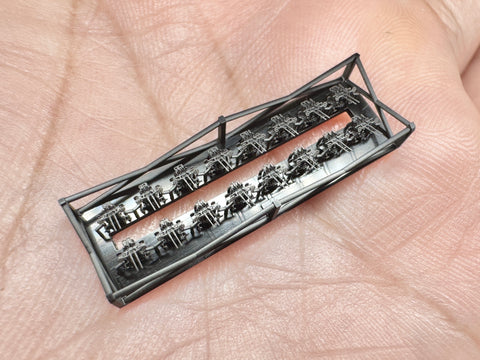 MUYIモデル R700008 1/700 日本海軍 九六式25mm連装機銃 超精密3Dプリントキット（16基入り）