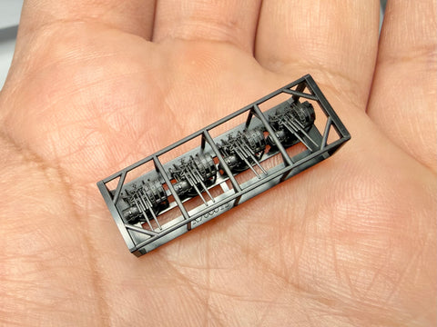 MUYIモデル R700015 1/700 日本海軍 八九式127mm高角砲（初期型） 超精密3Dプリントキット 4基入り