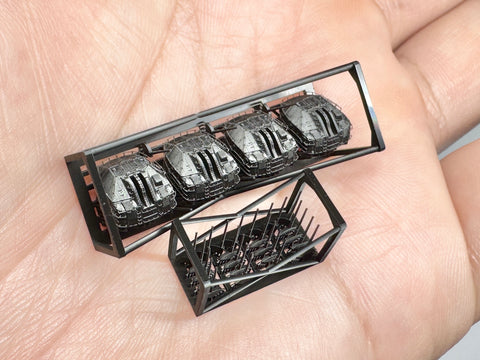 MUYIモデル R700018 1/700 日本海軍 九八式 100mm高角砲 超精密3Dプリントキット（4基入り）