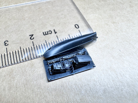 MUYIモデル R700036 1/700 日本海軍 15メートル内火艇 超精密3Dプリントキット（2隻入り）