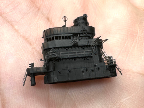 MUYIモデル R700048 1/700 「飛龍」用 艦橋 スーパーディテール3Dプリントキット 1個入り（「飛龍」用）
