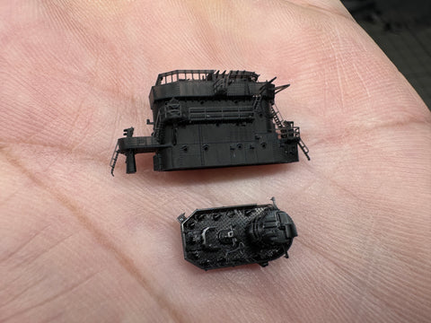 MUYIモデル R700048 1/700 「飛龍」用 艦橋 スーパーディテール3Dプリントキット 1個入り（「飛龍」用）