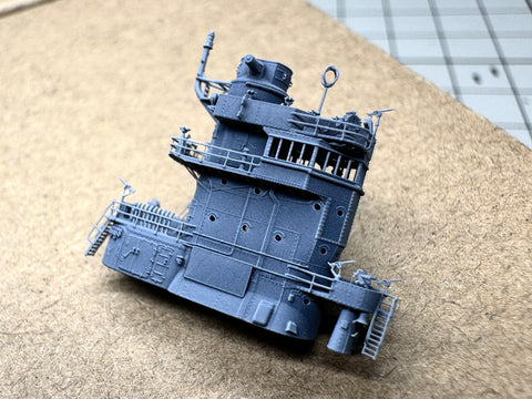 MUYIモデル R700049 1/700 ハセガワ／フジミ用 赤城 艦橋 スーパーディテール3Dプリントキット 1個入り（赤城用）
