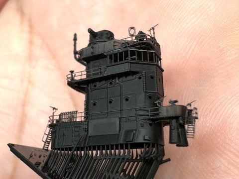 MUYIモデル R700049 1/700 ハセガワ／フジミ用 赤城 艦橋 スーパーディテール3Dプリントキット 1個入り（赤城用）