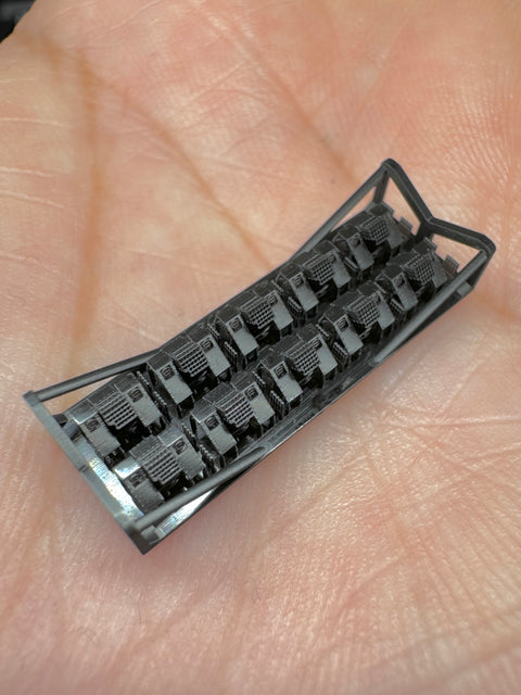 MUYIモデル R700052 1/700 日本海軍 12cm噴進砲 (A) 超精密3Dプリントキット（10基入り）