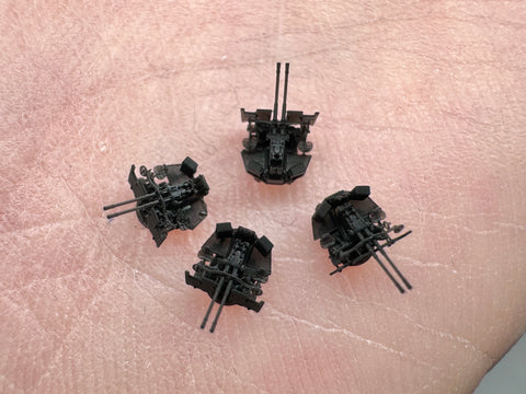 MUYIモデル R700061 1/700 日本海軍 五式40mm対空砲 超精密3Dプリントキット（8個入り）