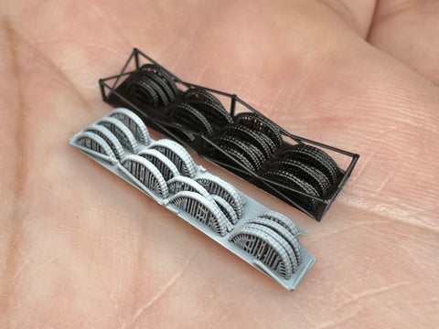 MUYIモデル R700082 1/700 赤城 対空防御用 防弾綿布（ハセガワ用） 超精密3Dプリントキット（21パーツ入り）