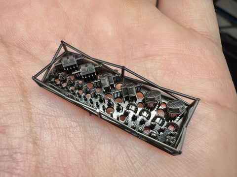 MUYIモデル R700083 1/700 ハセガワ／フジミ用「赤城」観測・射撃指揮装置（超精密3Dプリントキット・44パーツ）