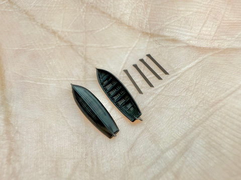 MUYIモデル R700106 1/700 日本海軍 7メートルカッター 超精密3Dプリントキット（4隻入り）