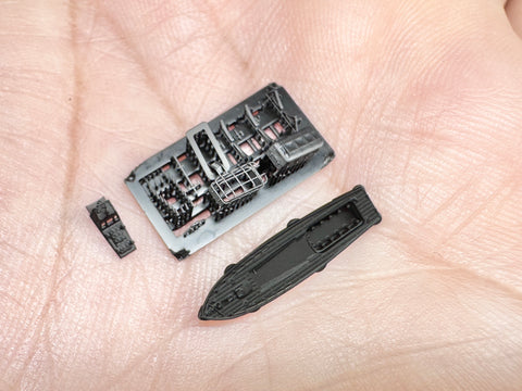 MUYIモデル R700113 1/700 日本海軍 翔鶴 ピナース 超詳細 3D プリントキット 12 個(フジミ用)
