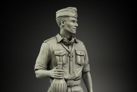 パンツァーアート FI35-084 1/35 WWIIドイツ アフリカ軍団 戦車兵 騎士鉄十字勲章授与祝賀 No.1