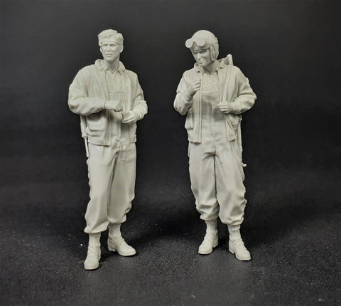 パンツァーアート FI35-172 1/35 WWIIアメリカ 戦闘後のアメリカ戦車兵 2体セット