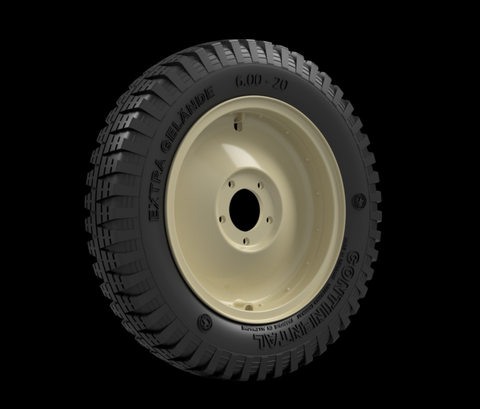 パンツァーアート RE16-003 1/16 Sd.Kfz 250 ロードホイール スペア付き (ゲレンデ)