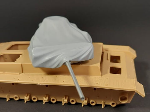 パンツァーアート RE35-704 1/35 WWIIドイツ III号戦車 ターレット キャンバス カバー