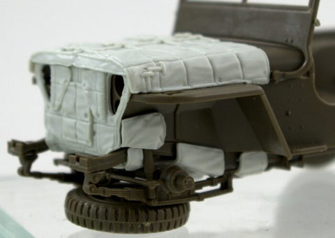 パンツァーアート RE35-713 1/35 WWIIアメリカ ウィリスジープ 冬季 キャンバス カバー